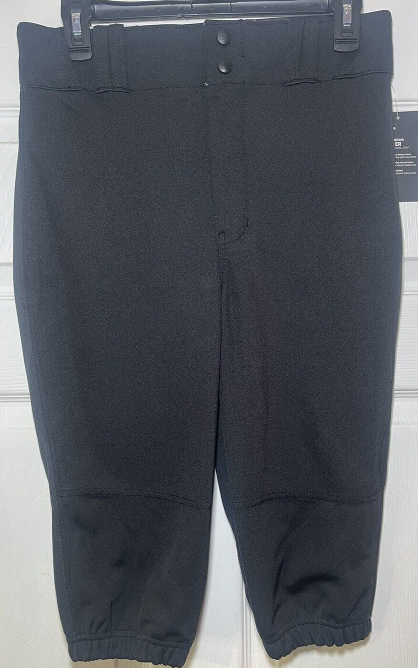 Champro Triple Crown Knicker Solid Black Youth Baseball Pants XL